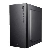 Ohišje SBOX PCC-12, mATX Mid Tower, črno, bez napajalnika