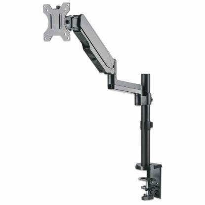 Stalak za monitor MANHATTAN 461580, za jedan monitor, stolni, 17" do 32", crni