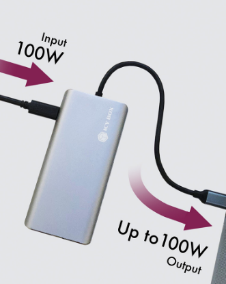 Docking station ICY BOX IB-DK4070-CPD USB-C, 3x USB 3.0, 1x USB 2.0, 2x HDMI, 1x VGA, SD/microSD čitač, RJ45, audio, za laptop