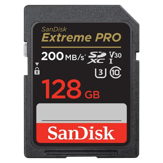 Memorijska kartica SANDISK, Extreme Pro SDXC, 128GB, SDSDXXD-128G-GN4IN, class 10 V30 UHS-I U3