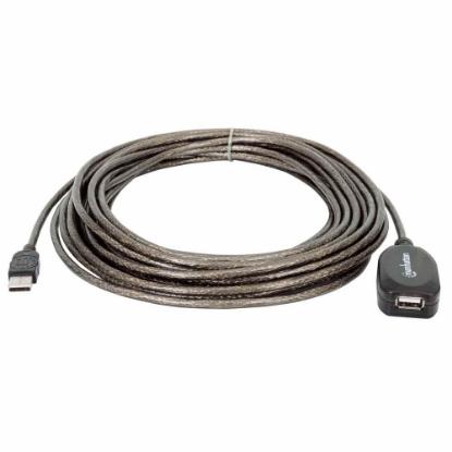 Kabel MANHATTAN, USB 2.0 USB-A (M) na USB-A (Ž), produžni, aktivni, 10.0m