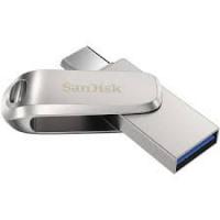 Memorija USB 3.1 FLASH DRIVE, 1TB, SANDISK Ultra Dual Drive Luxe USB-C, SDDDC4-1T00-G46, srebrna