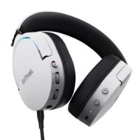 Slušalice TRUST GXT 491W Fayzo Wireless, 7.1, RGB, BT, bežične, bijele