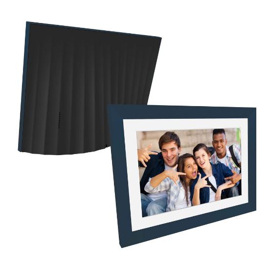 Digitalni okvir za fotografije YIO14A-10.1U, 10.1" ekran, microSD, WiFi, plavi