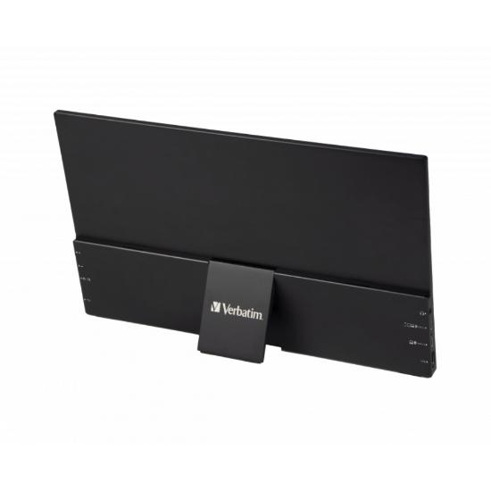 Prijenosni monitor 14" VERBATIM PMT-14, FHD, IPS, 60Hz, 6ms, 250cd/m2, FreeSync, crni