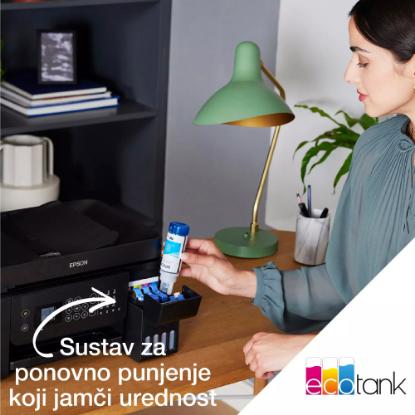 Multifunkcijski Tiskalnik EPSON EcoTank L5310, Tiskalnik/scanner/copy/fax, 5760 dpi, USB, LAN, WiFi, črni
