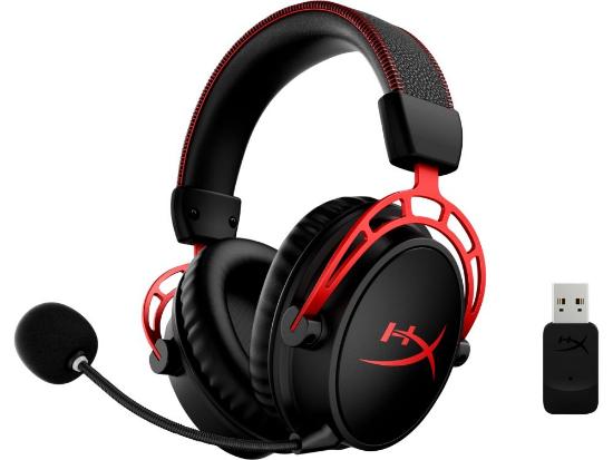 Slušalice HyperX Cloud Alpha Wireless, crno-crvene