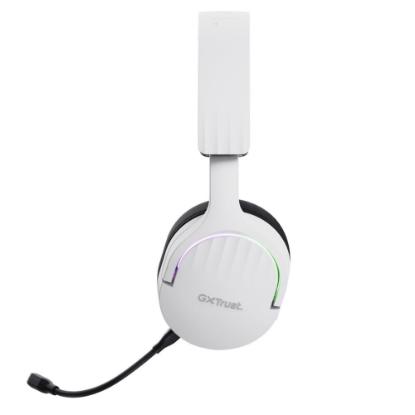 Slušalice TRUST GXT 491W Fayzo Wireless, 7.1, RGB, BT, bežične, bijele