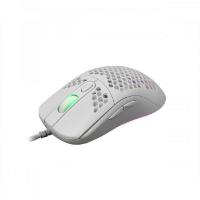Miška WHITE SHARK Galahad GM-5007, 6400dpi, RGB, optički, žičani, beli