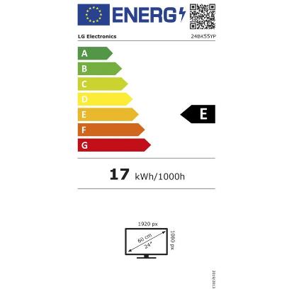 Monitor 24" LG 24BK55YP, FHD, IPS, 75Hz, 5ms, 250cd/m2, pivot, zvočnici, črni