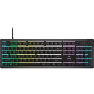 Tipkovnica CORSAIR K55 Core RGB, US Layout, USB, črna
