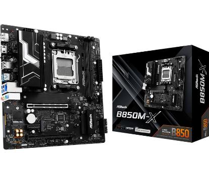 Matična plošća ASROCK B850M-X, AMD B850, DDR5, mATX, s. AM5