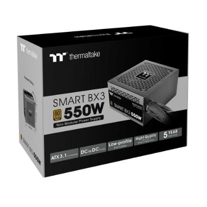 Napajanje 550W, THERMALTAKE Smart BX3 Bronze 550W, ATX 3.1, 120mm vent., 80+ Bronze
