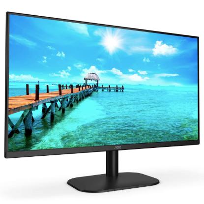 Monitor 27" AOC 27B2H, FHD, IPS, 75Hz, 7ms, 250cd/m2, 20M:1, črni