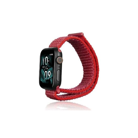 Zamjenski remen BELINE Nylon za Apple Watch 38/40/41mm, crveni