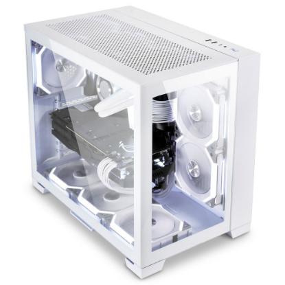 Kućište LIAN LI O11 Dynamic Mini Snow Edition, ATX, prozor, kaljeno staklo, bijelo, bez napajanja