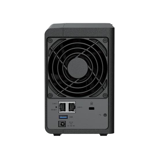 SYNOLOGY DS224+ DiskStation 2-bay NAS server, 2.5"/3.5" HDD/SSD, Wake on LAN/WAN, 2GB, G-LAN, 2x USB 3.2
