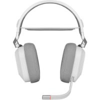 Slušalice CORSAIR HS80 RGB Wireless, bežične, mikrofon, bijele