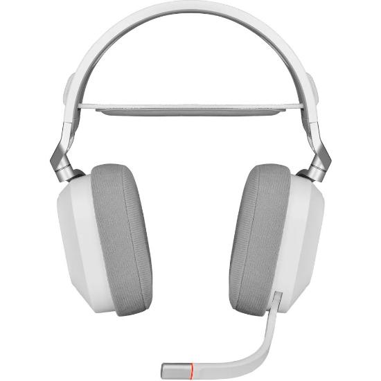 Slušalice CORSAIR HS80 RGB Wireless, bežične, mikrofon, bijele