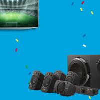 Zvočniki LOGITECH Z906, 5.1, THX, 3D stereo, bežični daljinski, 500W, črni, retail
