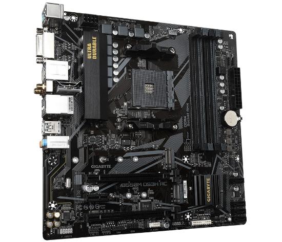 Matična plošća GIGABYTE B550M DS3H, AMD B550, DDR4, mATX, s. AM4