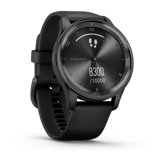 Pametni sat GARMIN Vivomove Trend, multisport, crni/crni remen