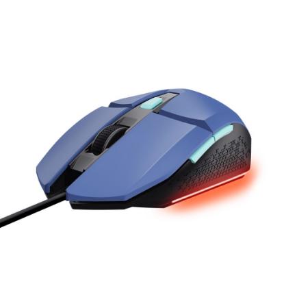 Miška TRUST GXT 109B Felox, RGB, optički, 6400dpi, modri