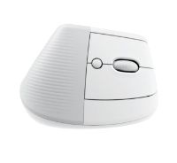 Miška LOGITECH Lift za Mac, ergonomski, bežični, beli
