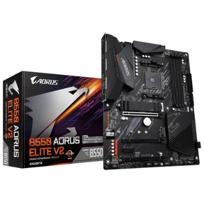 Matična plošća GIGABYTE B550 Aorus Elite V2, AMD B550, DDR4, ATX, s. AM4