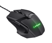 Miška + slušalke TRUST GXT785 Ravius, žični, črni, USB