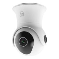 Mrežna nadzorna kamera DELTACO SH-IPC08, WiFi, pokretna, IP65, 2MP, senzor pokreta, vanjska, bijela