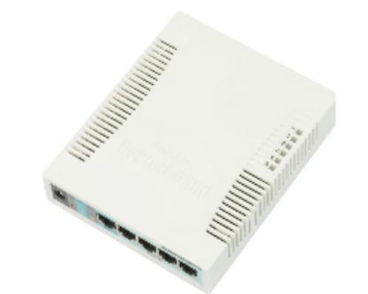 Switch MIKROTIK Cloud Smart Switch RB260GS, 5-port Gigabit, SFP cage, SwOS, plastično kućište, PSU