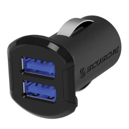 Auto punjač SCOSCHE ReVolt Dual, 2xUSB 12W, malih dimenzija