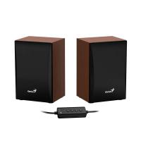 Zvočniki GENIUS SP-HF380BT, 3W, USB, 3.5mm, Bluetooth, leseni