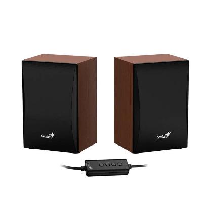 Zvočniki GENIUS SP-HF380BT, 3W, USB, 3.5mm, Bluetooth, leseni