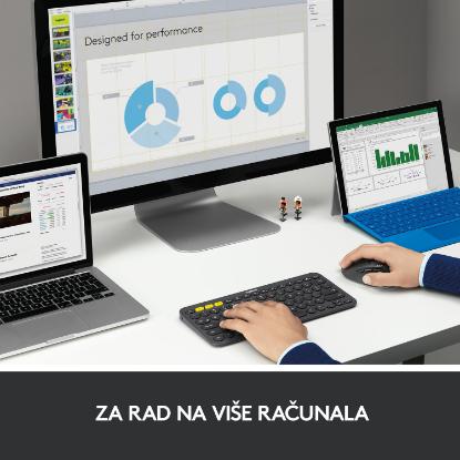 Miška LOGITECH M720 Triathlon, bežični, Unifying receiver USB