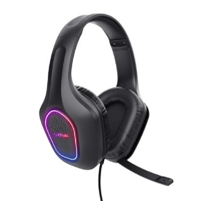 Slušalice TRUST GXT 416 Zirox, LED, USB i 3.5mm, crne