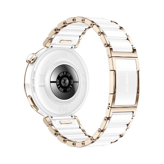 Pametni sat HUAWEI Watch GT 5 Pro Jana-B29C, 42mm, multisport, keramički remen, bijelo-zlatni