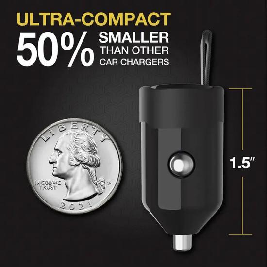 Auto punjač SCOSCHE, USB-C napajanje, 30W USB-C PD, mini