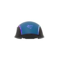 Miška WHITE SHARK Azarah, 6400dpi, optički, žičani, modri