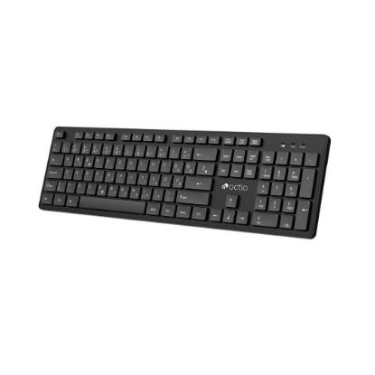 Tipkovnica + miška OCTIO KM100W, črni, bežični