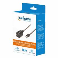 Kabel MANHATTAN, USB 2.0 USB-A (M) na USB-A (Ž), produžni, aktivni, 10.0m