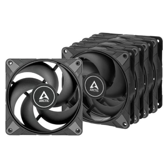 Ventilator ARCTIC P12 Max, PWM, 120mm, 3300 okr/min, 5 pack, črni