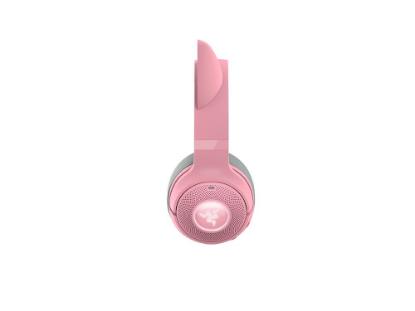 Slušalice RAZER Kraken Kitty BT V2 Quartz, bežične, Bluetooth, roze