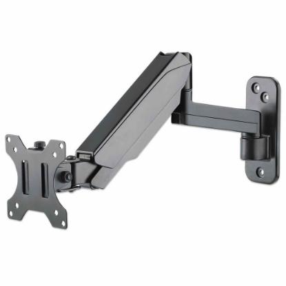Stalak za monitor MANHATTAN 461610, za jedan monitor, zidni, 17" do 32", crni