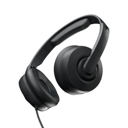 Slušalice SKULLCANDY CASSETTE JUNIOR ON-EAR W/TAP TECH, in-ear, mikrofon, crne