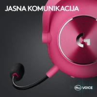Slušalice LOGITECH G PRO X 2 Lightspeed, 7.1, bežične, roze