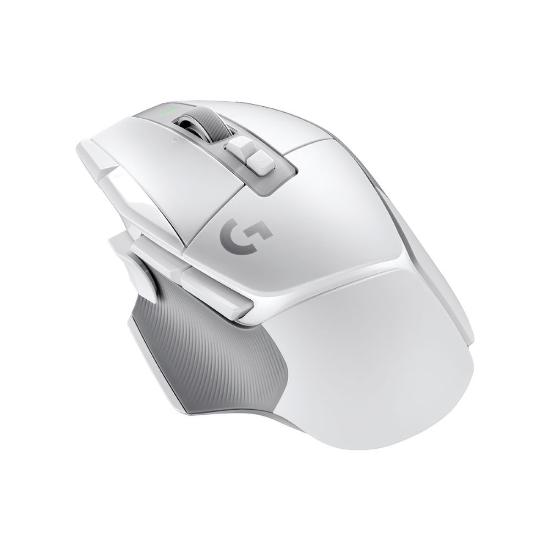 Miška LOGITECH Gaming G502 X Lightspeed, optički, 25000dpi, bežični, beli, USB