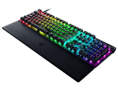 Tipkovnica RAZER Huntsman V3 Pro, Analog Switch, RGB, HR/US Layout, USB, crna