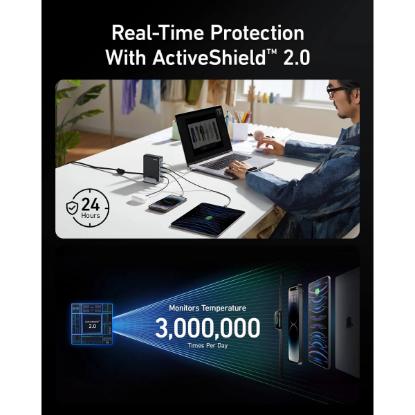 Stolni punjač ANKER GaN Prime 749, 3x USB-C, 1x USB-A, 240W